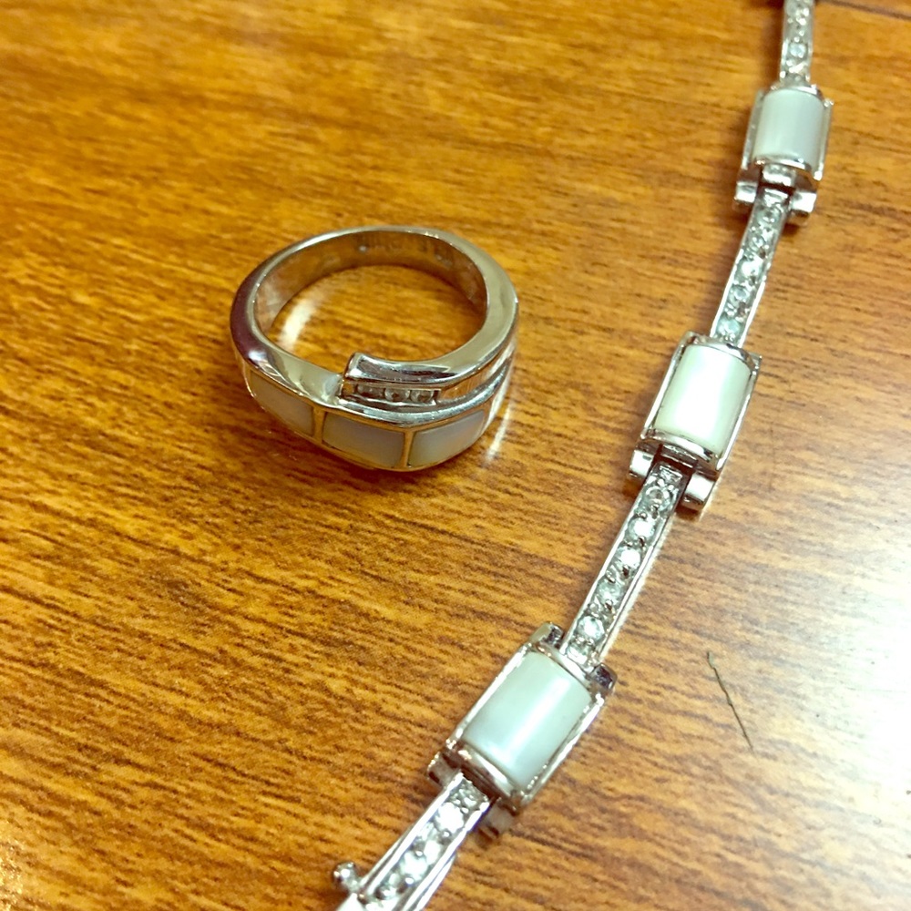 Lia Sophia Beautiful Bracelet & Matching Ring